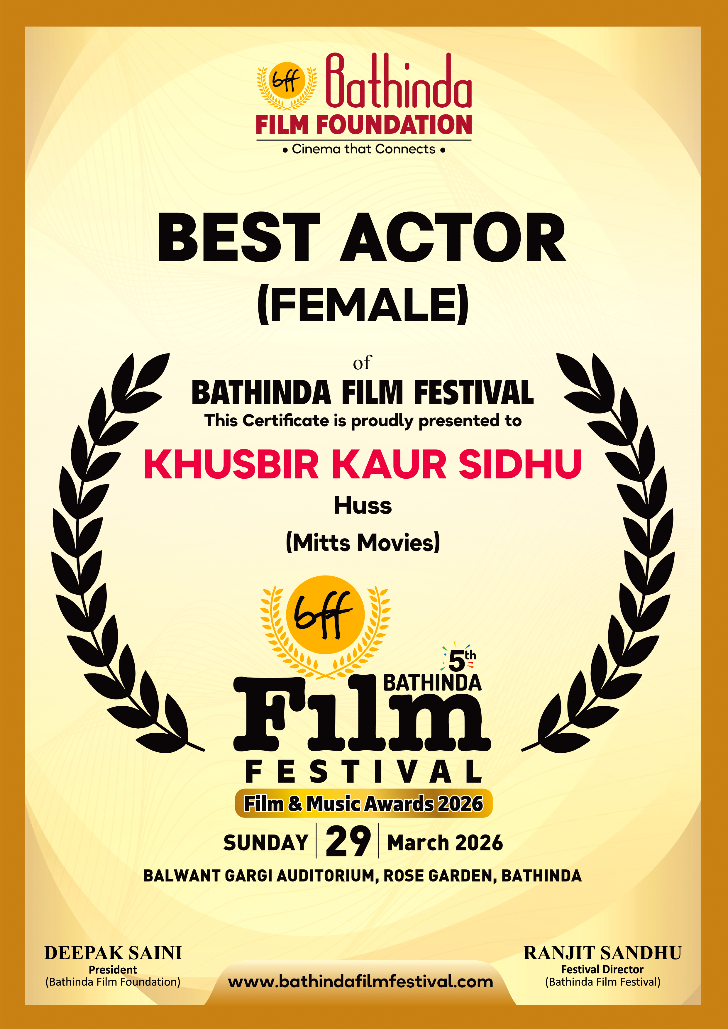 Winners Short Films BFF - 2025