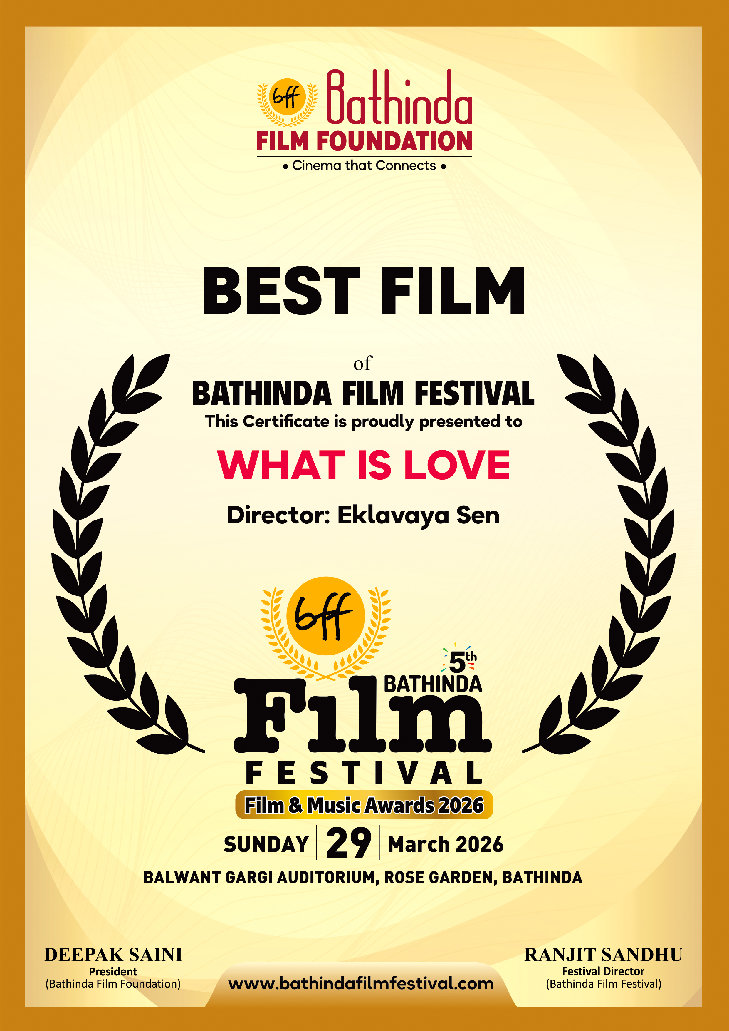 Winners Short Films BFF - 2025