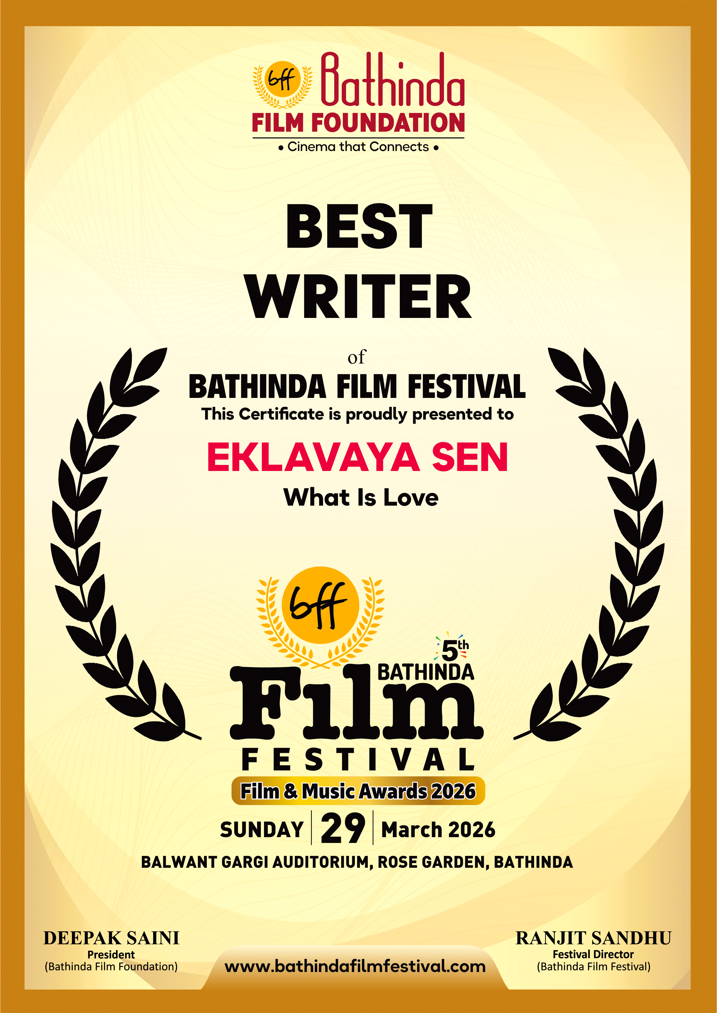 Winners Short Films BFF - 2025