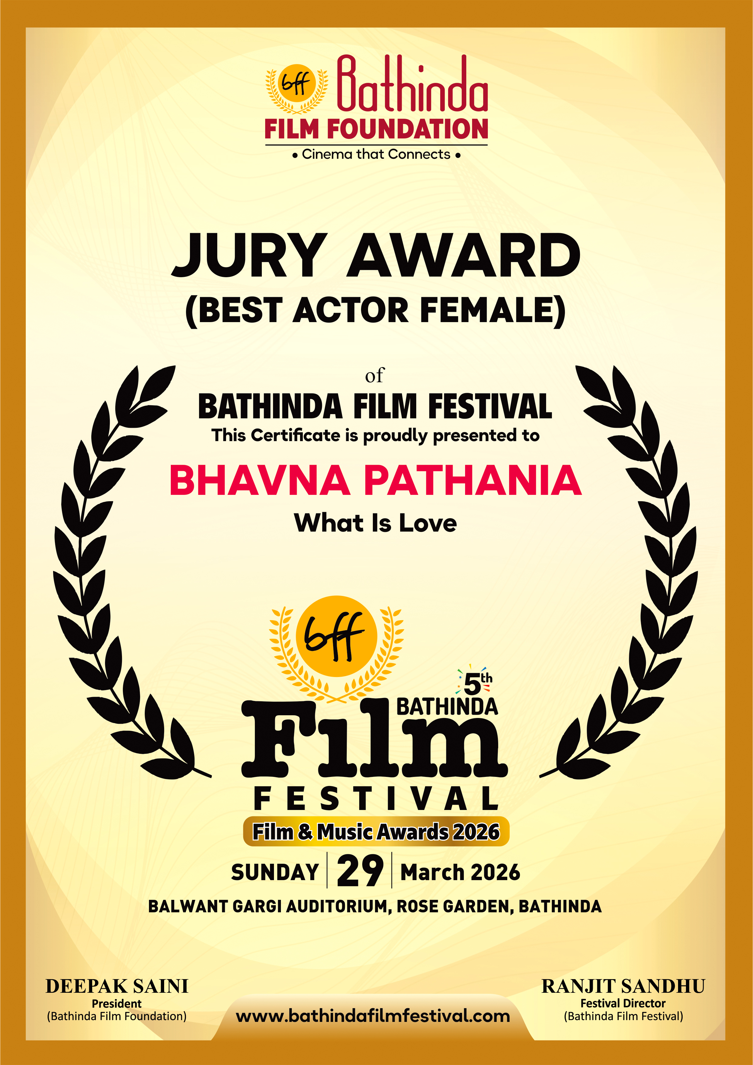 Winners Short Films BFF - 2025