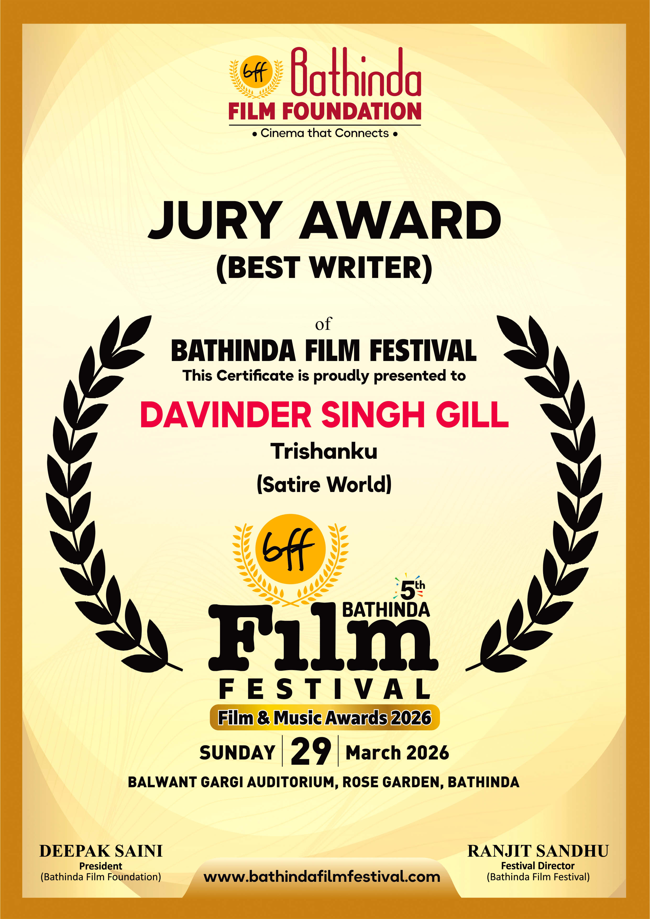 Winners Short Films BFF - 2025